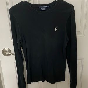 Ralph Lauren women’s cotton jersey long sleeve tee size Large